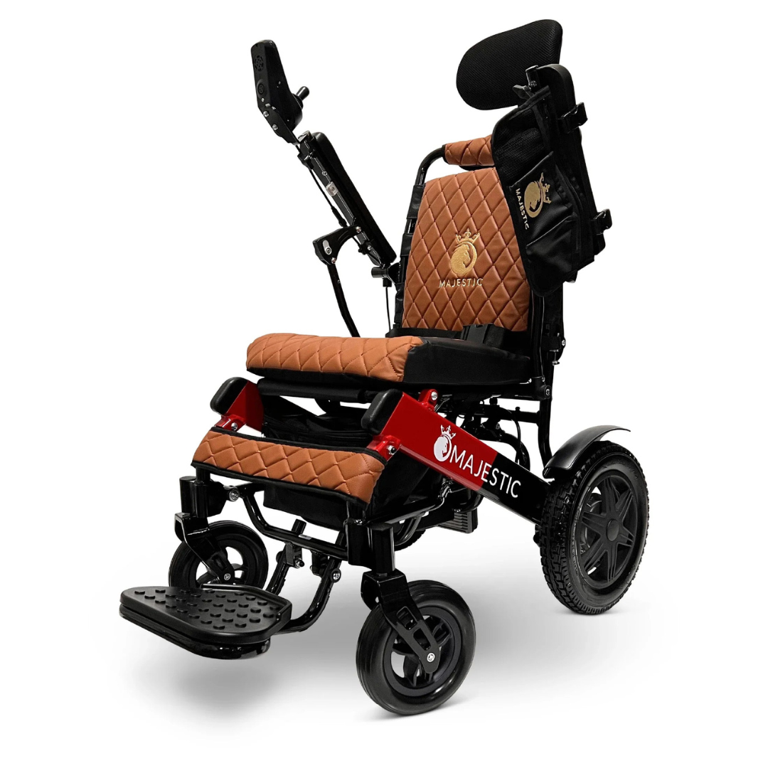 ComfyGo MAJESTIC IQ-9000 Lightweight Folding Power Wheelchair - Blowout Sale - Senior.com Power Chairs
